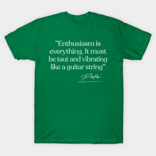 Pele - Soccer/Football Lover Typography Quote Design T-Shirt